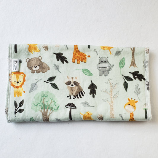 Forest Animals Burp Rag