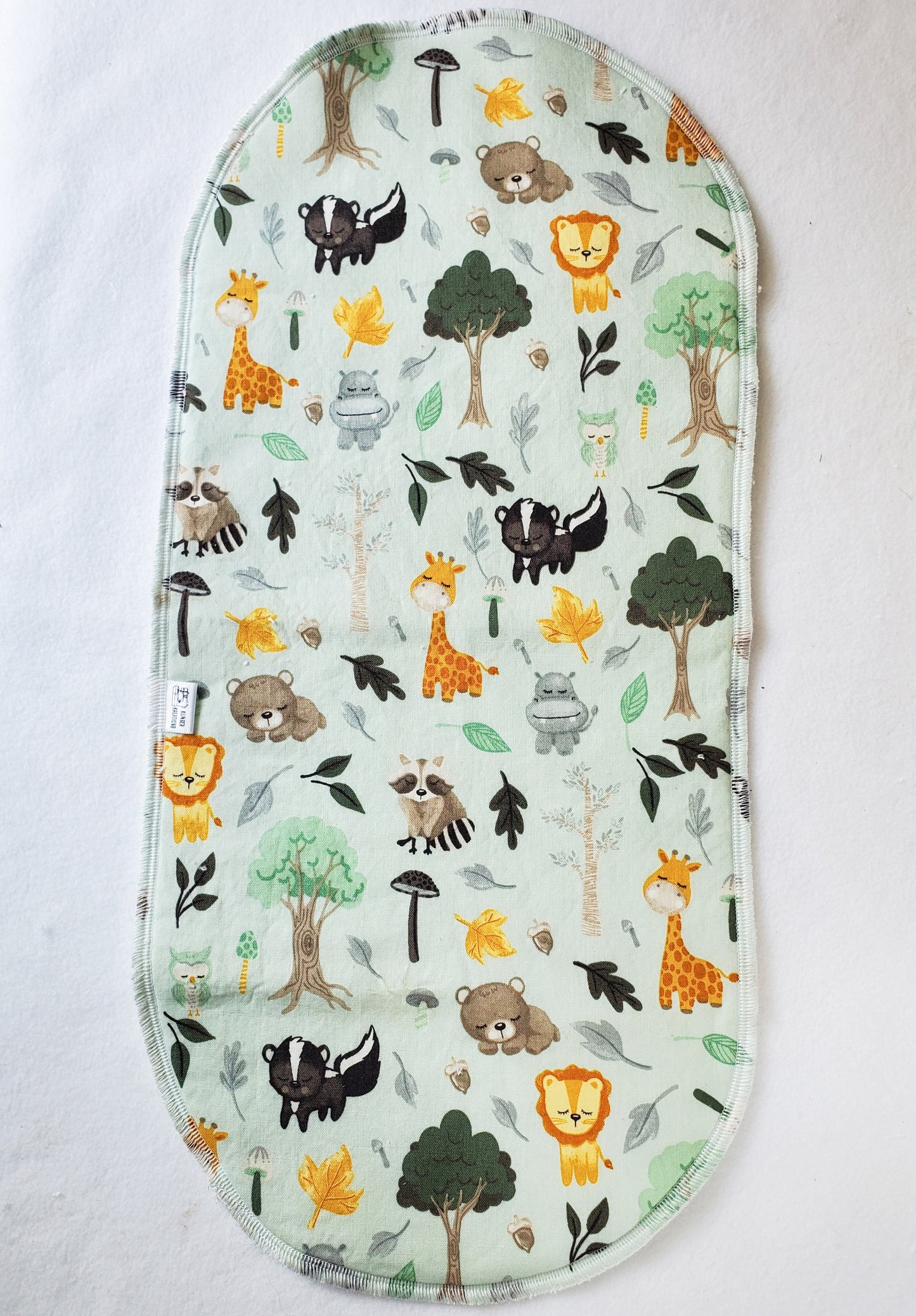 Forest Animals Burp Rag