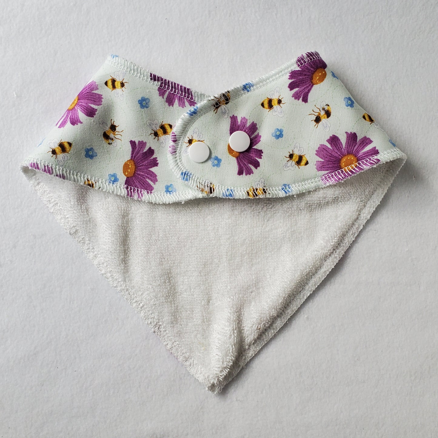 Flowers & Bees Bandana Drool Bib