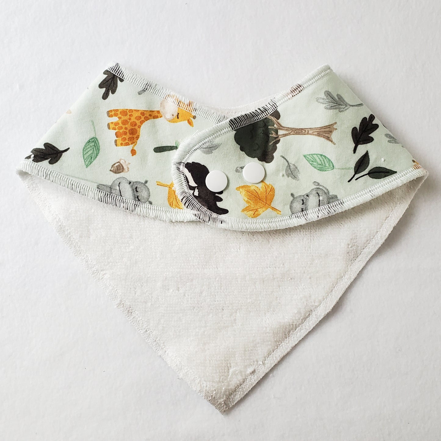 Forest Animals Bandana Drool Bib