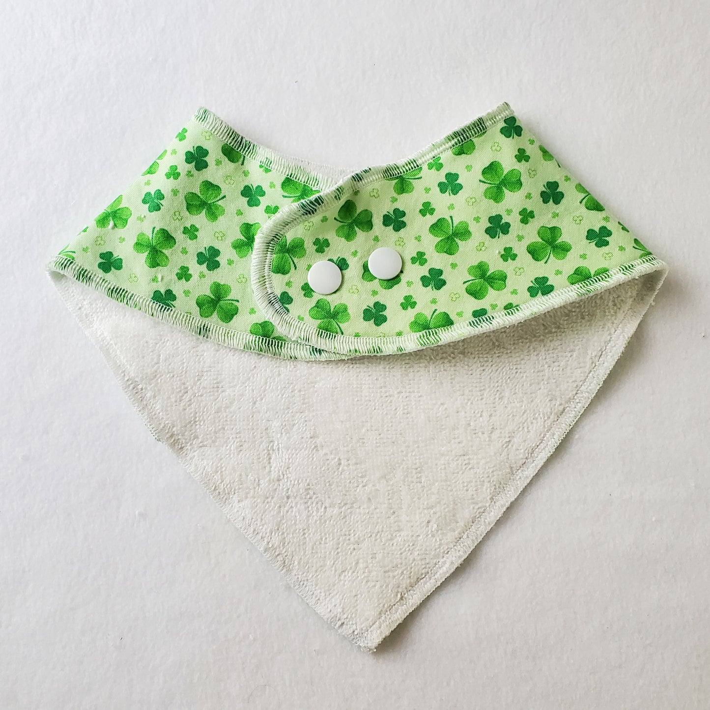 Green Clovers Bandana Drool Bib