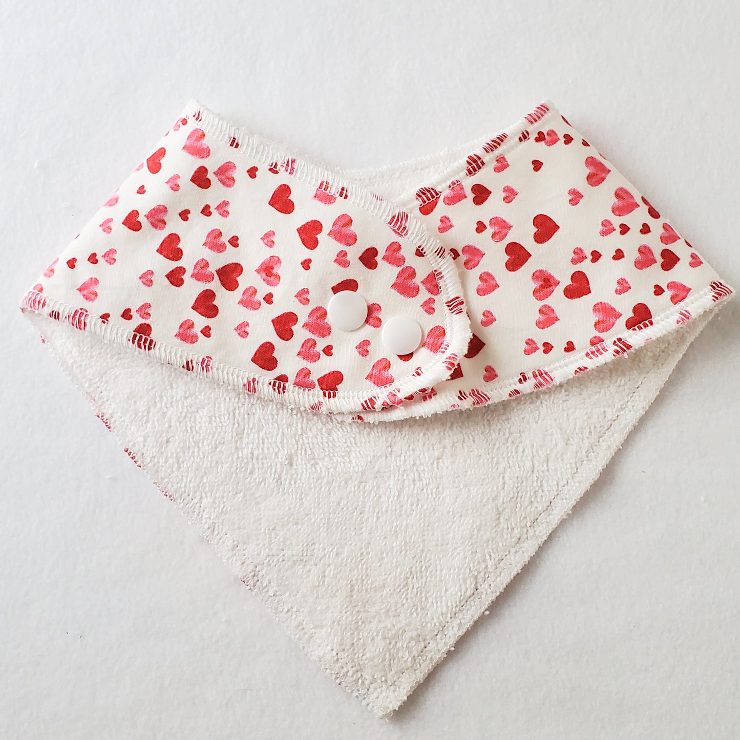 Hearts Bandana Drool Bib