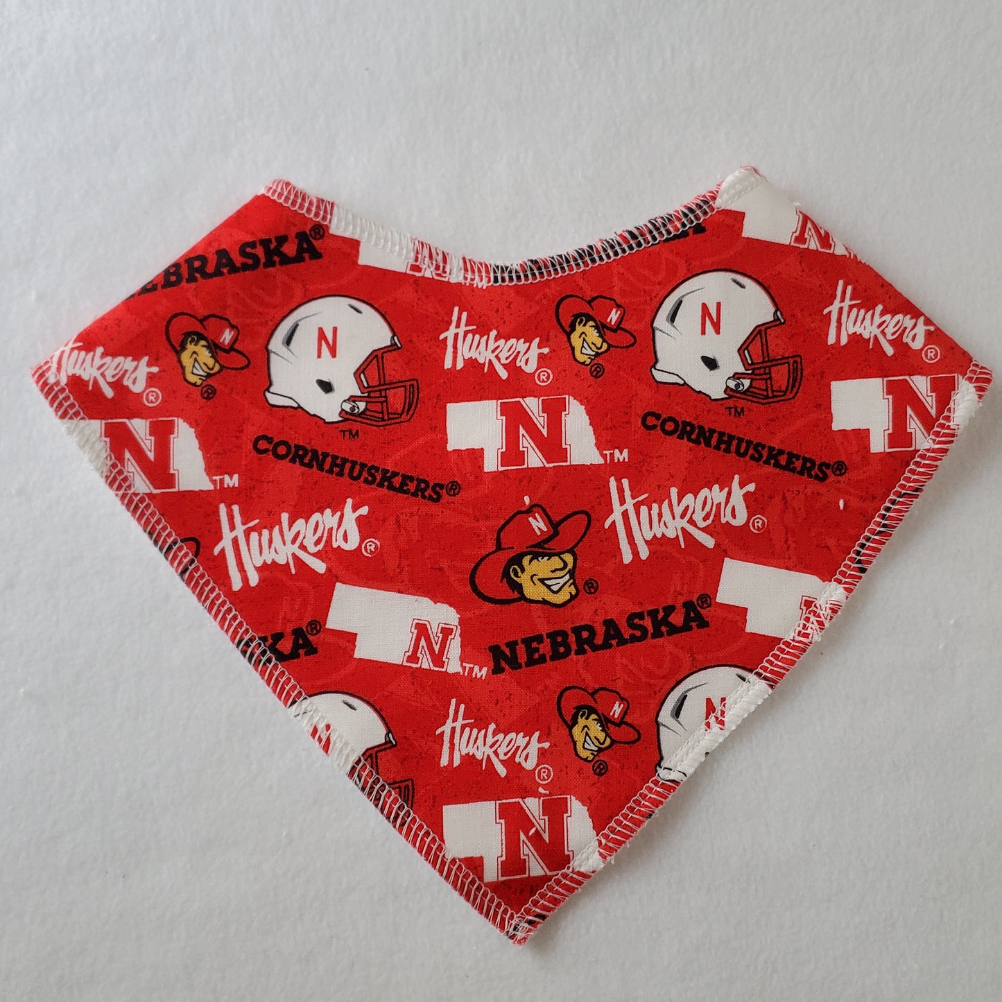 Nebraska Bandana Drool Bib