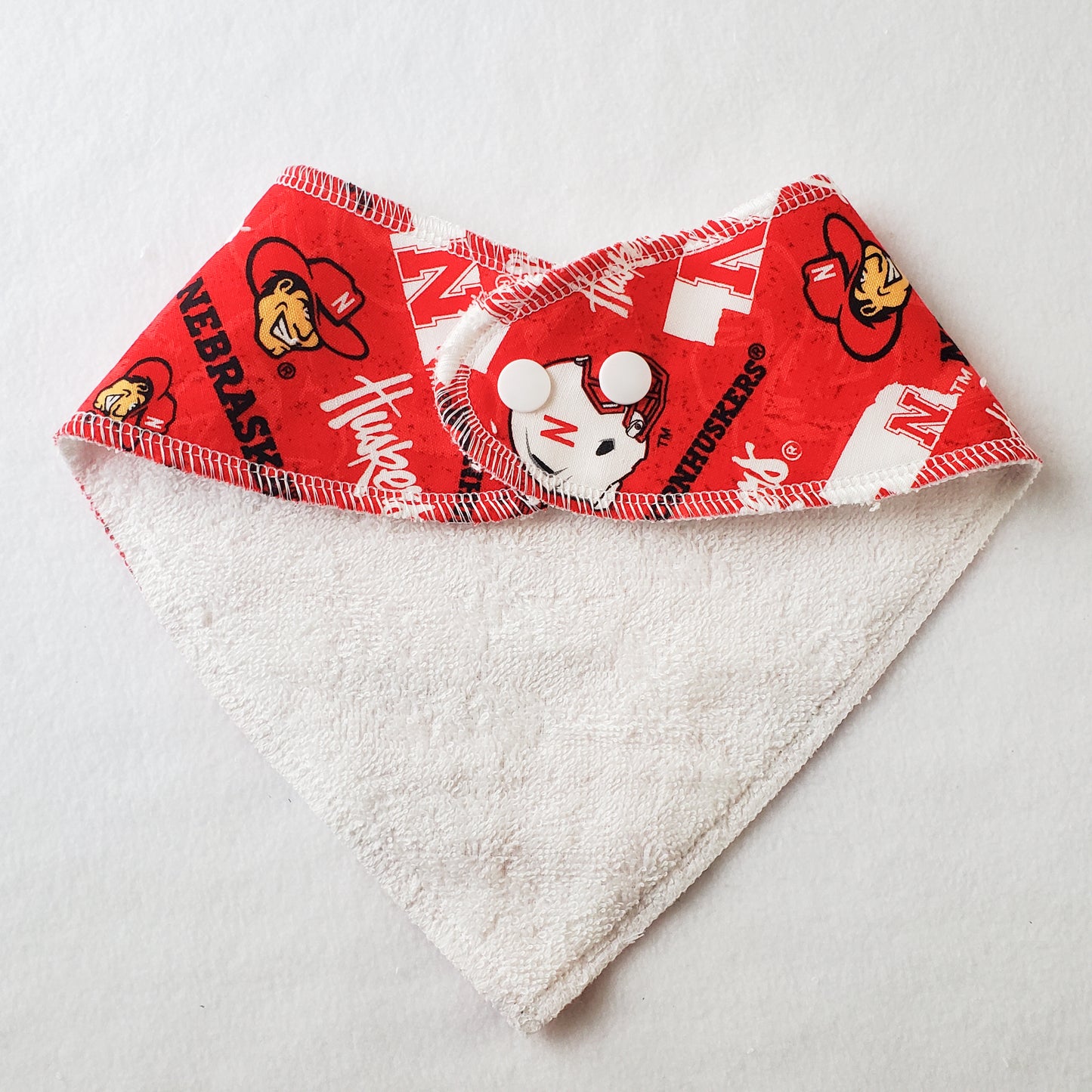 Nebraska Bandana Drool Bib